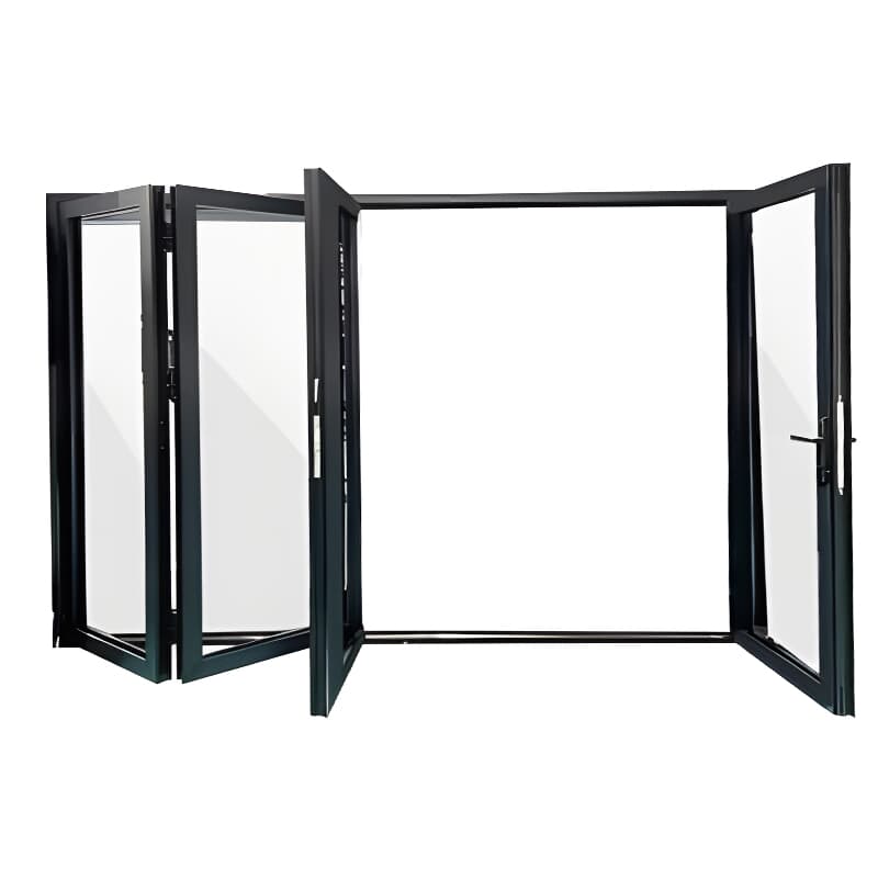 Custom-size aluminum patio door installation