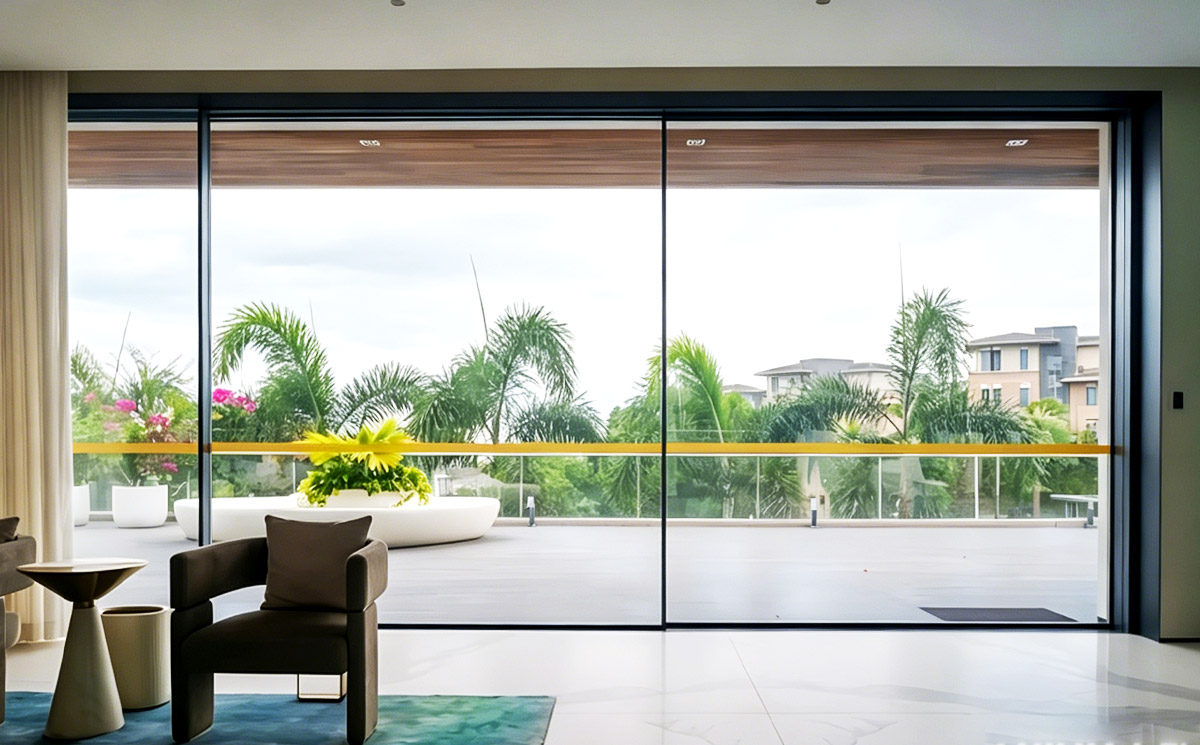 narrow frame patio door