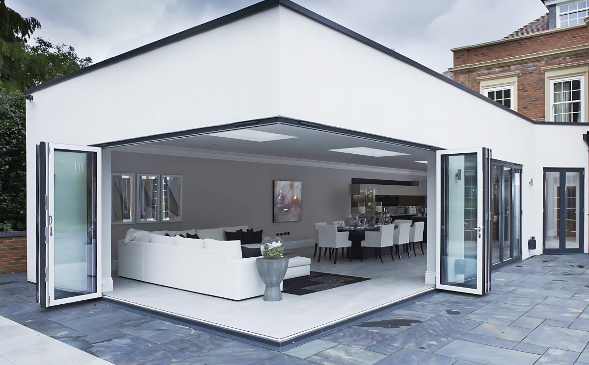 wide opening folding doors