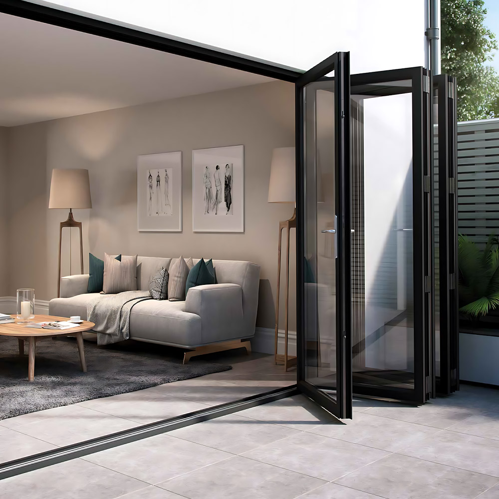 Cómo las puertas plegables de aluminio a medida redefinen la arquitectura moderna de concepto abierto.